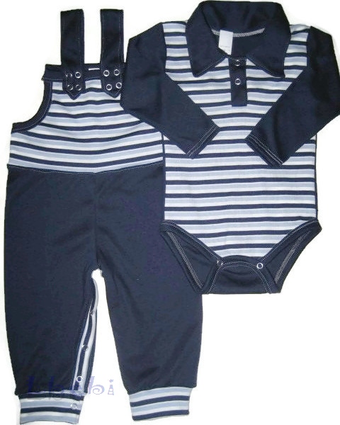 Sötét kék.Kantáros nadrág+ body.44-től-134-ig.