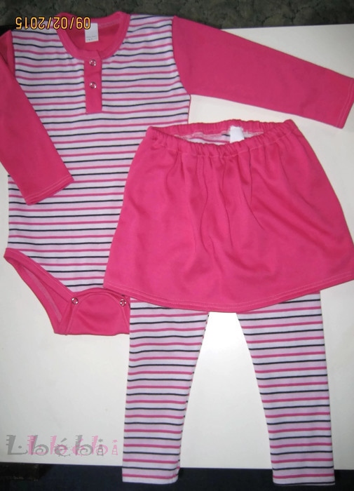 Szoknyás leggings pamut + body.44-től-140-es méretig.