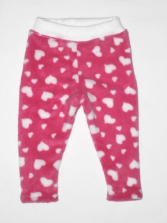 wellsoft leggings nadrág (rózsaszín alapon fehér szives) 44-től-140-es méretig.
